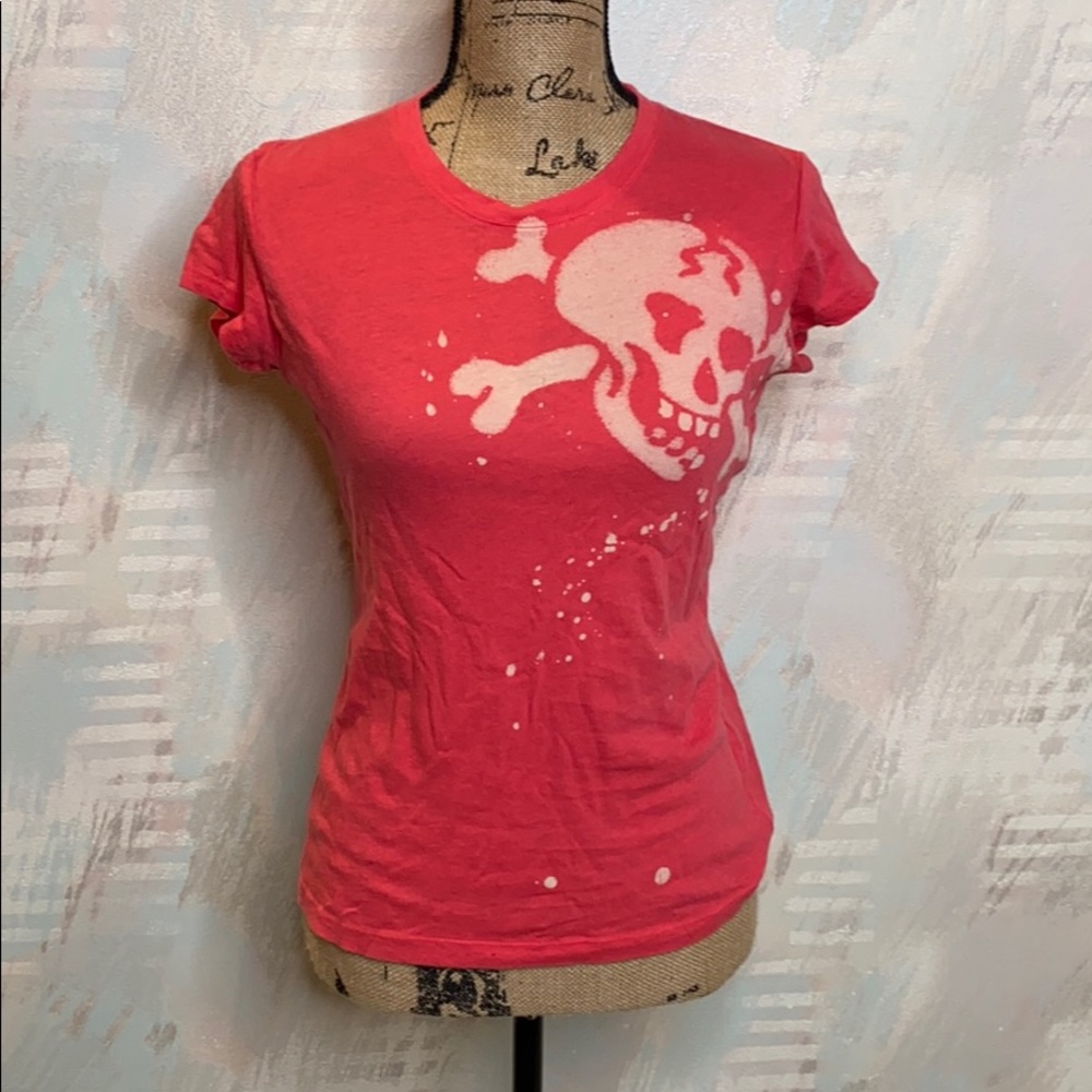 Pink Skull T-Shirt